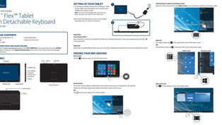 Windows 10 Tablet PC with Keyboard Quick Installation Guide
