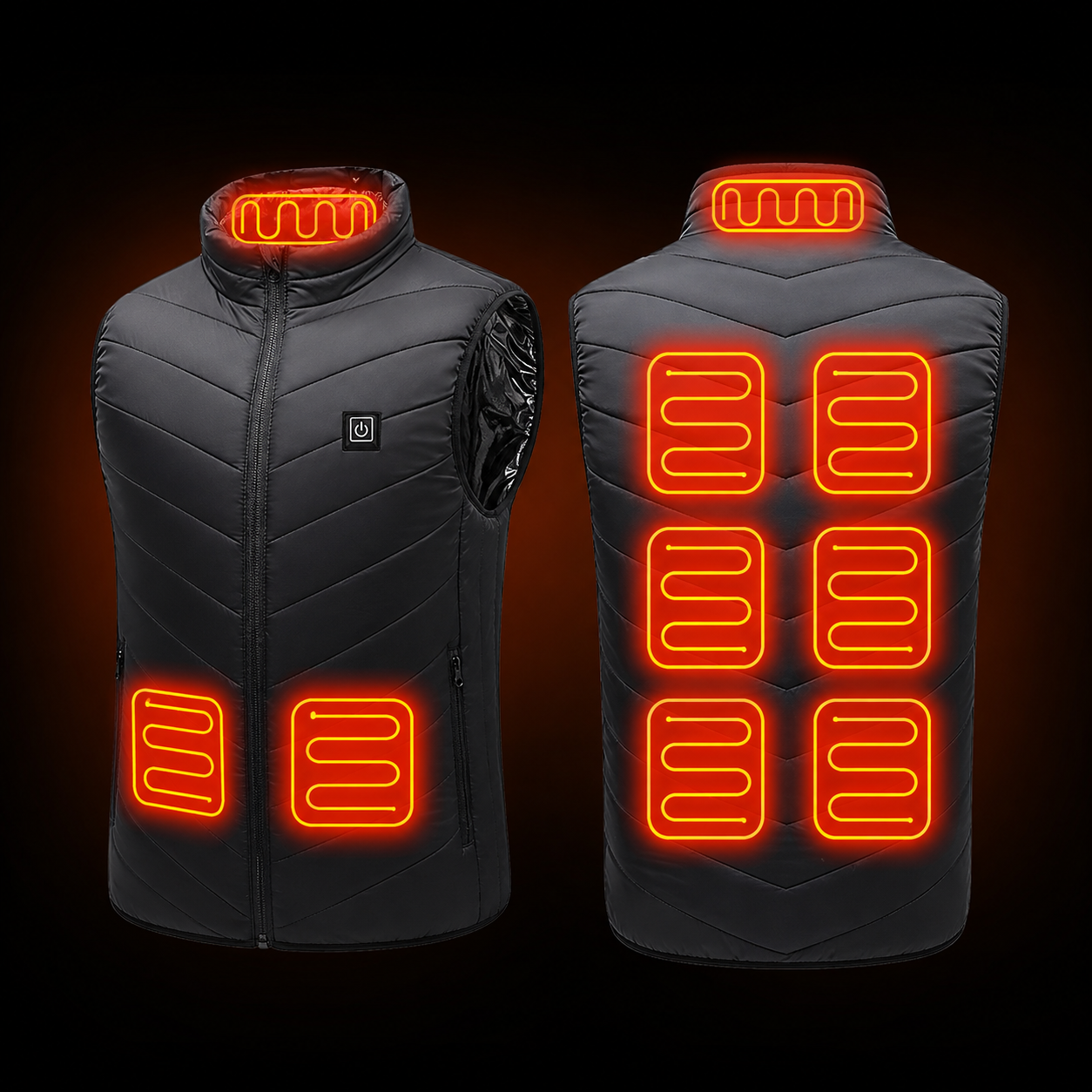 Technical Heated Zip Vest