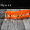 Thumbnail: Halloween Orange Wrist Lanyard Key Fob