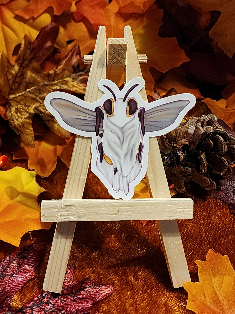 Thumbnail: Boo Bee Ghost Costumed Bee Matte Vinyl Sticker