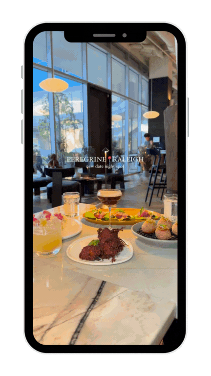Instagram video showing content from a shoot