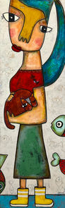 chat, french artiste, cat, acrylique, concept store, Vendée, saint gilles croix de vie , galerie d'art