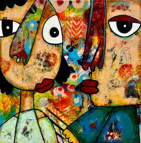 love, amour, couple, french artiste, acrylique, concept store, Vendée, saint gilles croix de vie , galerie d'art