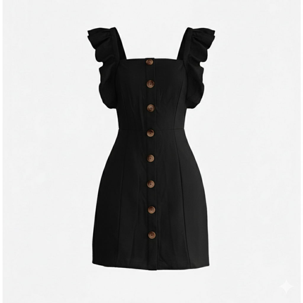 Jumper volados negro