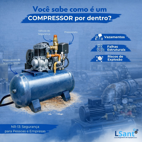 Você sabe como é um compressor por dentro