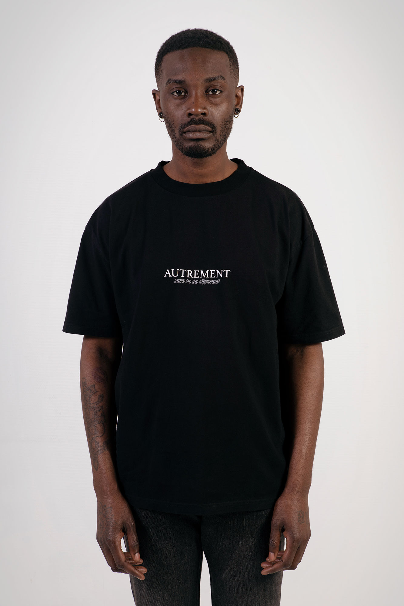 Slogan T-Shirt Black