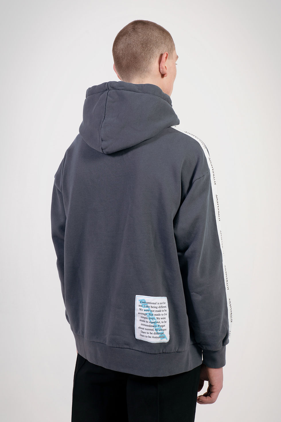 Thumbnail: Tape Hoodie Midnight Navy