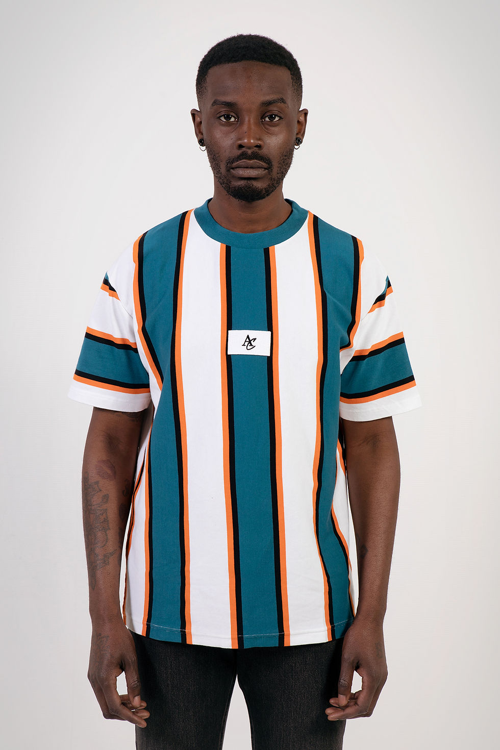 Thumbnail: Stripes T-Shirt Deep Teal