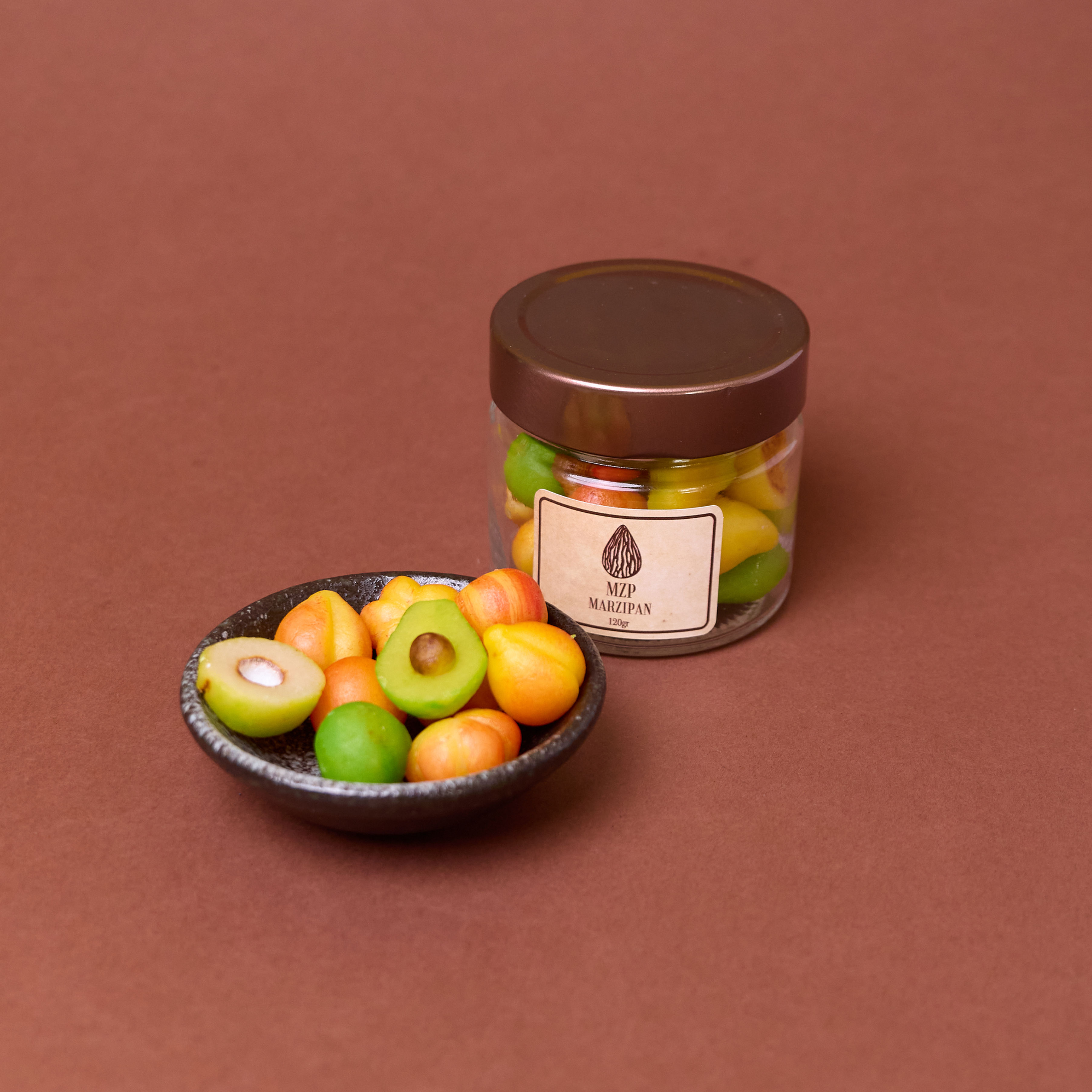 Mini Frutinhas de Marzipan (120g)