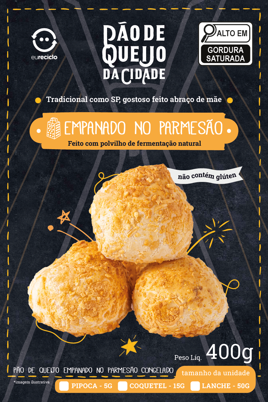Miniatura: Pão de Queijo Empanado no Parmesão