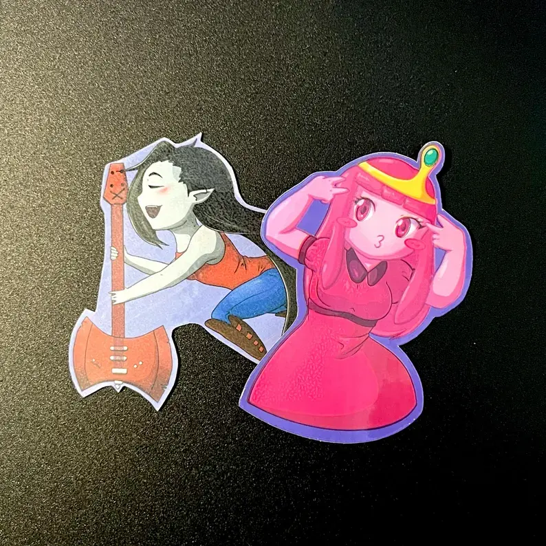 Thumbnail: Two Opposite Girlfriends - Princess Bubblegum x Marceline - Sticker