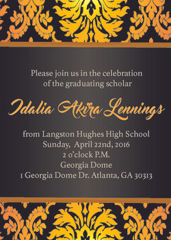 Graduation Invitation 4
