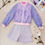 Thumbnail: Lace Bomber Jacket in Lavender