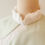 Thumbnail: A-Line Silk Qipao with Embroidery & Lace Collar in Celadon Green