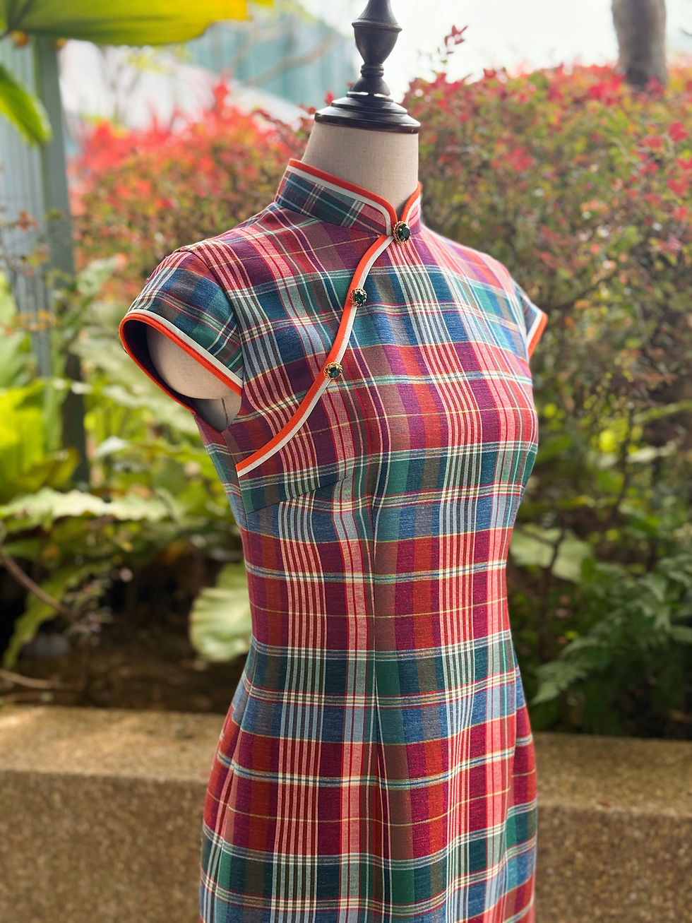 Thumbnail: Checks in Conversation · Qipao