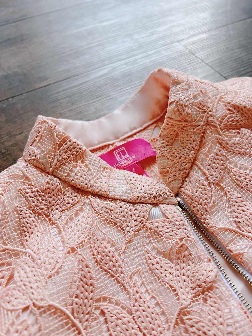 Thumbnail: Peach Harmony Mandarin Jacket
