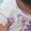 Thumbnail: Knit Cardigan with Lavender Florals