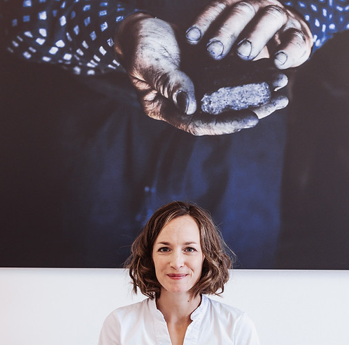 Blaudruck Koo - Handtherapie