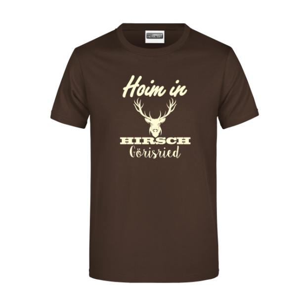 Miniaturbild: T-Shirt "Hoim in Hirsch"