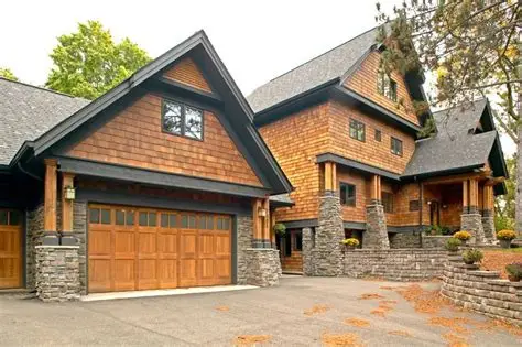 traditional wood siding home with cedar shakes