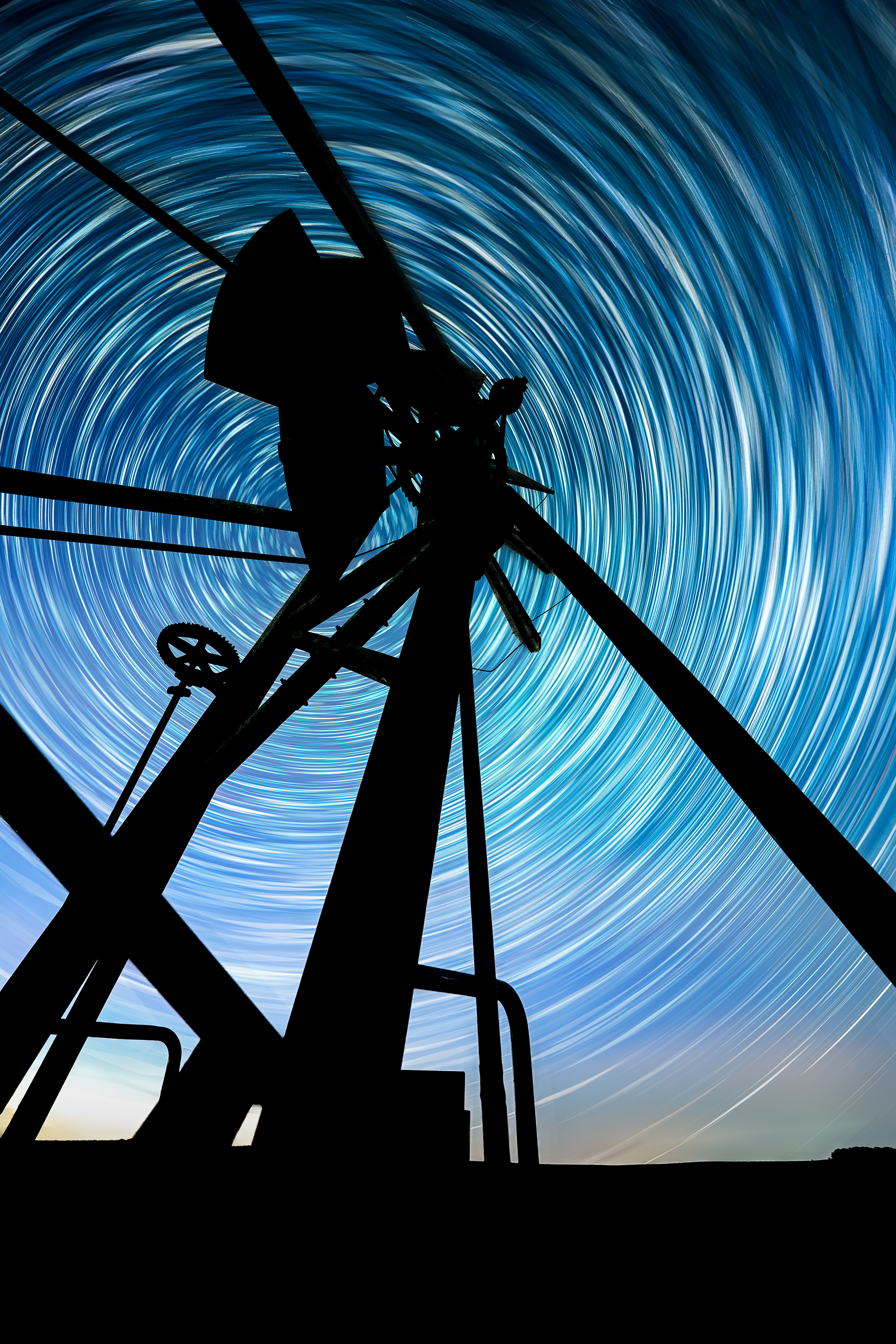 Tail Winds, Great Chishill Windmill, Royston, England, Sony Alpha 7 III, Sony FE 14mm F1.8 G Master, Benro Mach3 9X CF Series 3 - TMA38CL, Benro 3 Way Gear Head - GD3WH, Astro, Astro Photography, Star Trails, Star Trails Photography, 