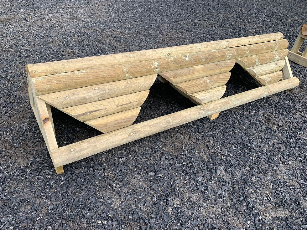 Shark Tooth/Ski Slope 50cm XC Fence (2.4m Wide)