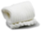 White Extra Long 90cm Stirrup Leg Warmer