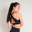 Thumbnail: Okami Studios Helix Bra in Black Half Back View