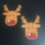 Rudolf the Red Nose Reindeer Glitter Nipple Pasties