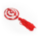 A Single diagonal Sequin Candy Cane Circle Nipple Tassel Pasties