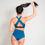 Thumbnail: Okami Studios Reversible Infinity Shorts Teal Side With Matching Shorts