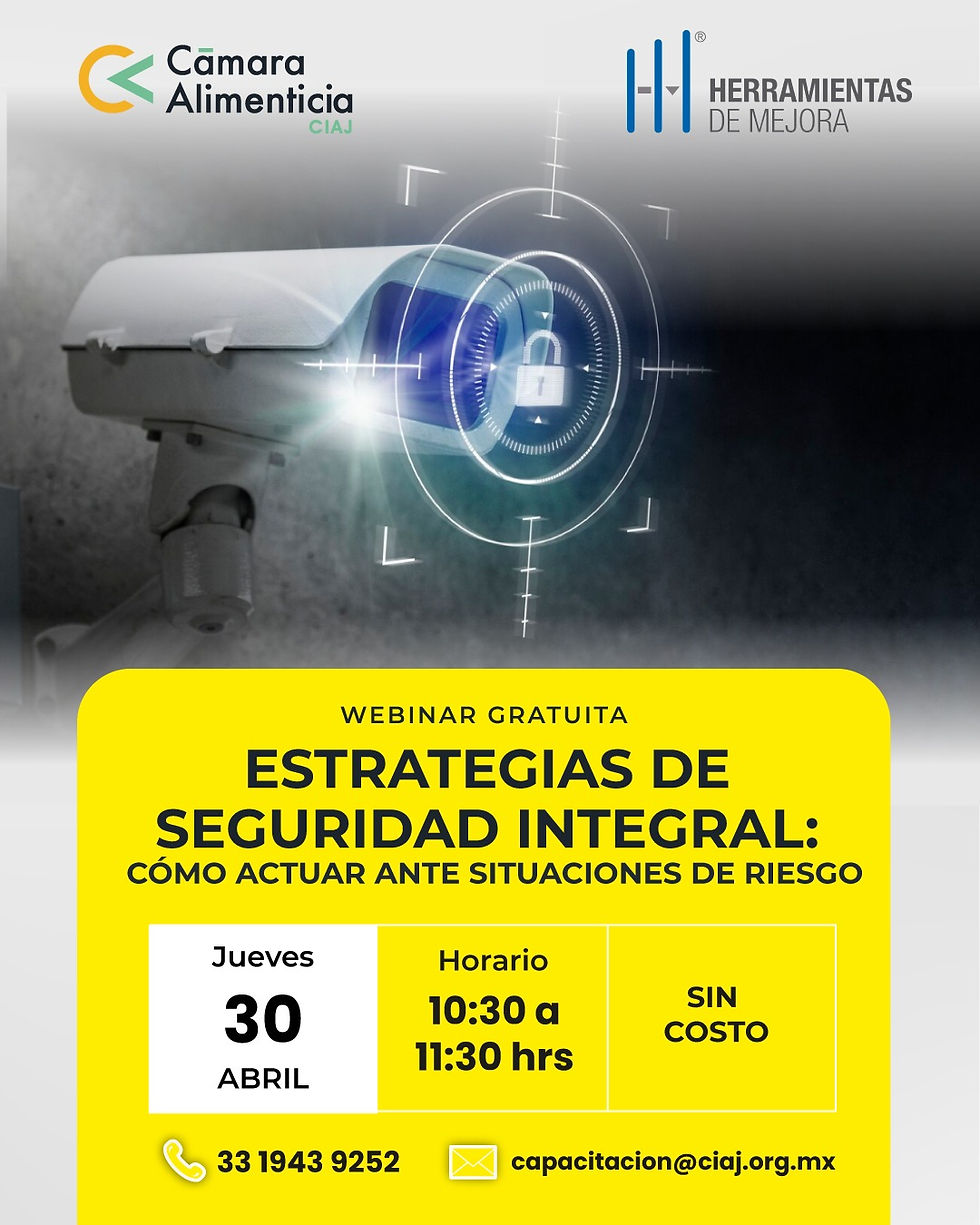 Webinar, ESTRATEGIAS DE SEGURIDAD INTEGRAL: Cómo Actuar Ante Situaciones de Riesgo
