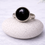 Miniature : Bague argent massif et Onyx réglable