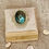 Miniature : Bague argent massif règlable et labradorite