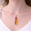 Miniature : Collier Ambre naturelle + chaine argent