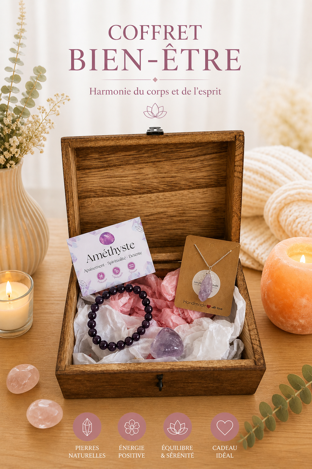 Coffret cadeau Améthyste