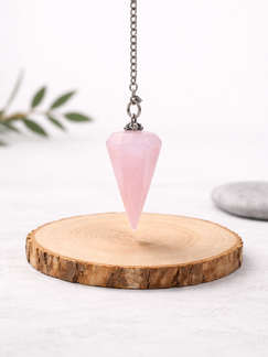 Pendule en Crystal de roche