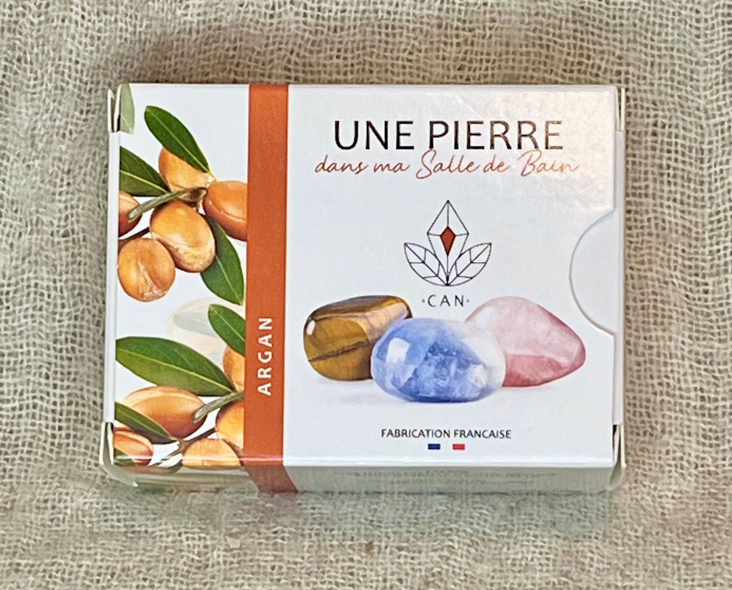 Savon argan et pierre naturelle