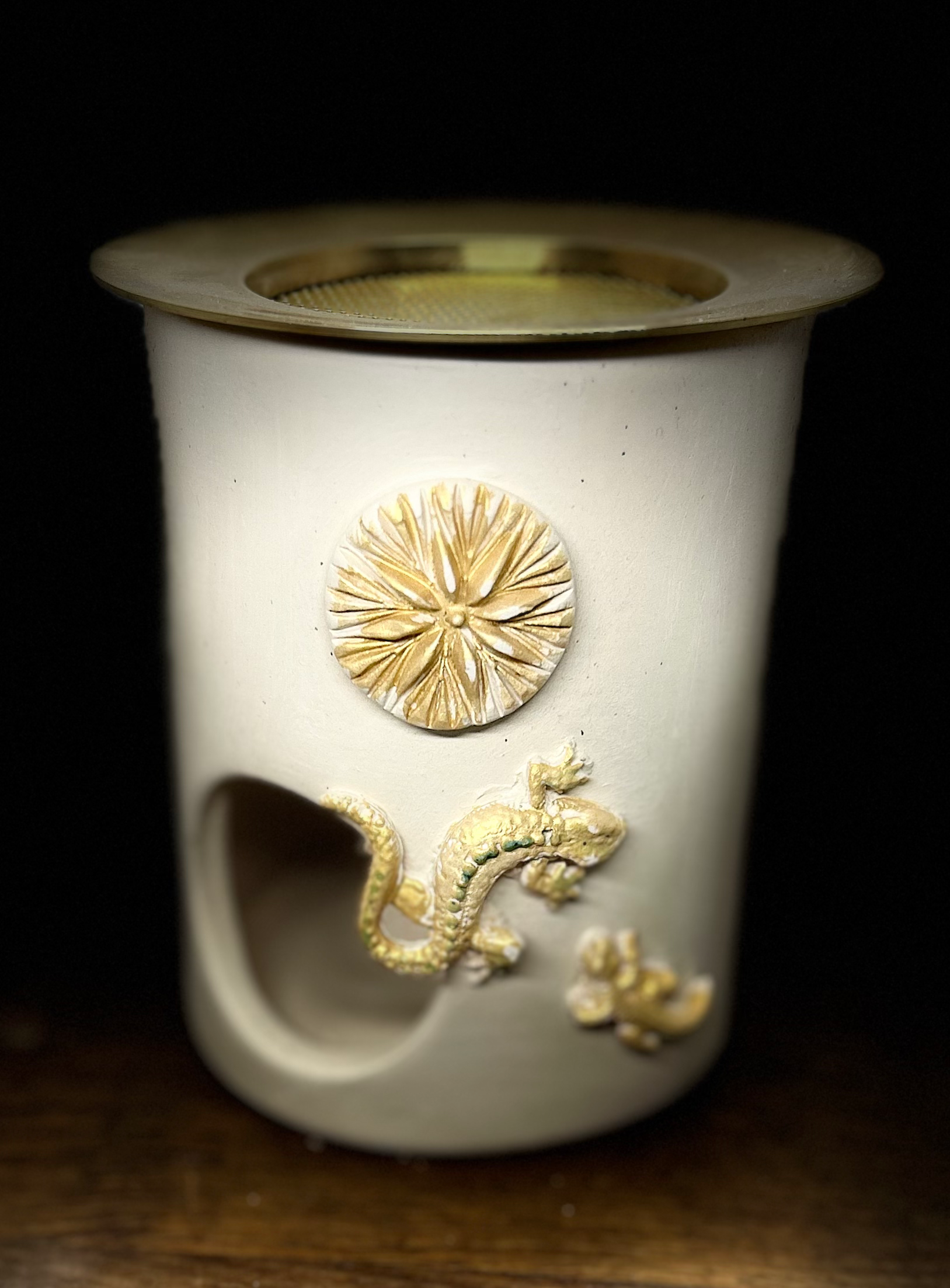 Räucherstövchen Salamander 