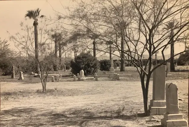 Pioneer Cemetery in downtown Phoenix Arizona