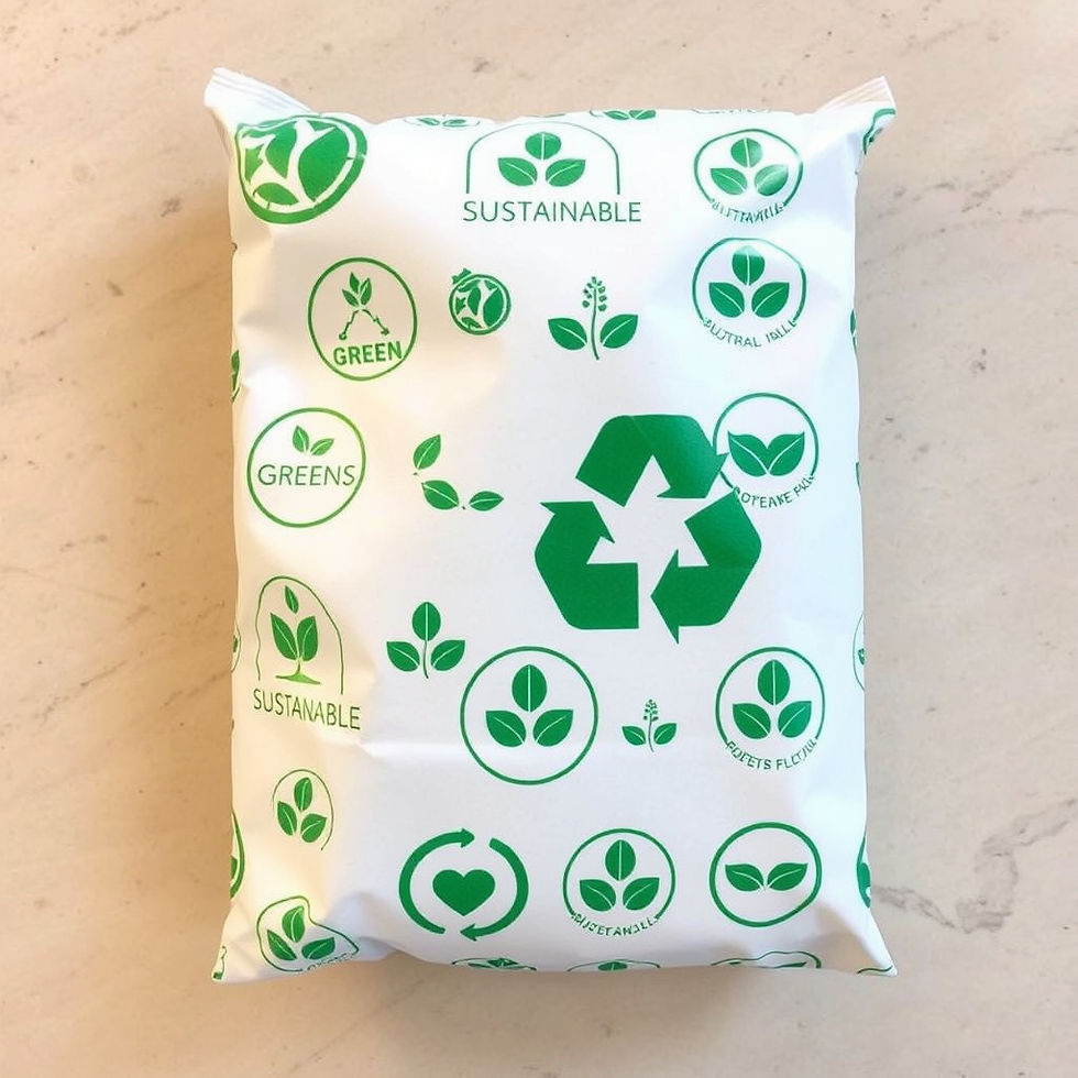 WIX AI's version of a "sustainable" logo heavy pack.  Makes me chuckle.
