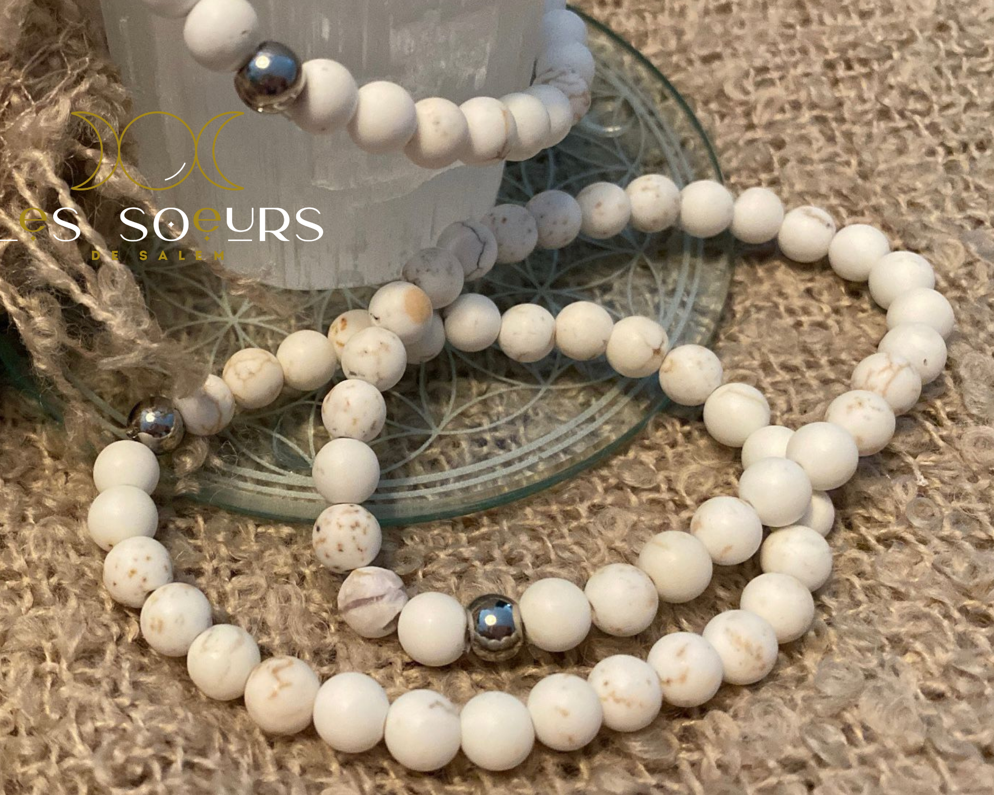 Bracelet Magnésite