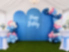 blue pink white birthday backdrop and balloon garlands.jpeg