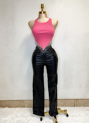 SLEEVE LESS  KNIT TOP