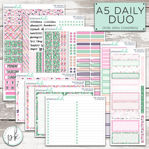 MK 709 EC A5 DAILY DUO Sugar Sweet A5 Erin Condren Daily Duo Kit mk-709-ec-a5-daily-duo-sugar-sweet-a5-erin-condren-daily-duo-kit