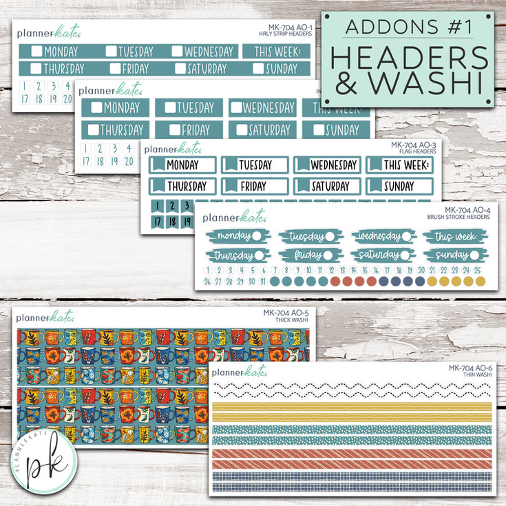 MK704 ADD ONS 1 "Cold Brew" Kit Add Ons Headers / Washi