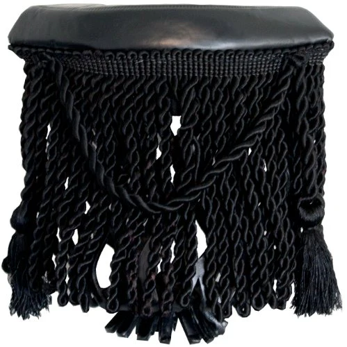 tassle leather pockets 