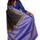 Thumbnail: Benarasi Silk Saree (BLACK BODY & ROYAL BLUE BORDER)