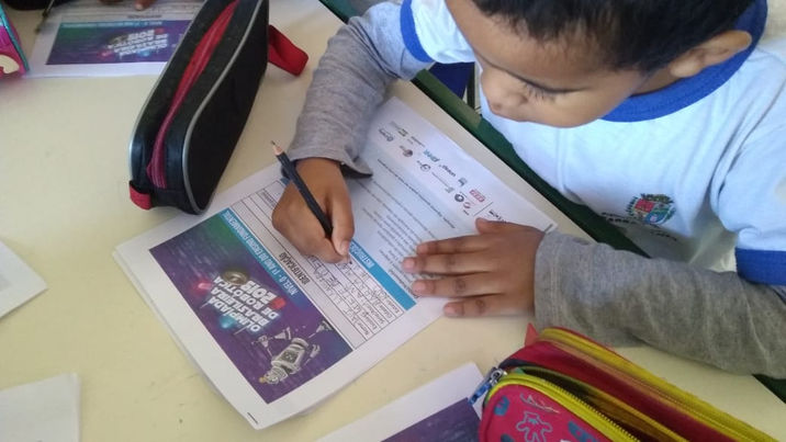 Participação de alunos do projeto Robótica na Escola na OBR - Teórica 2019