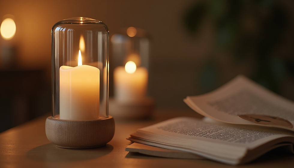 Candle Lamps The Ryder: A Warm Glow with Eco-Friendly Charm